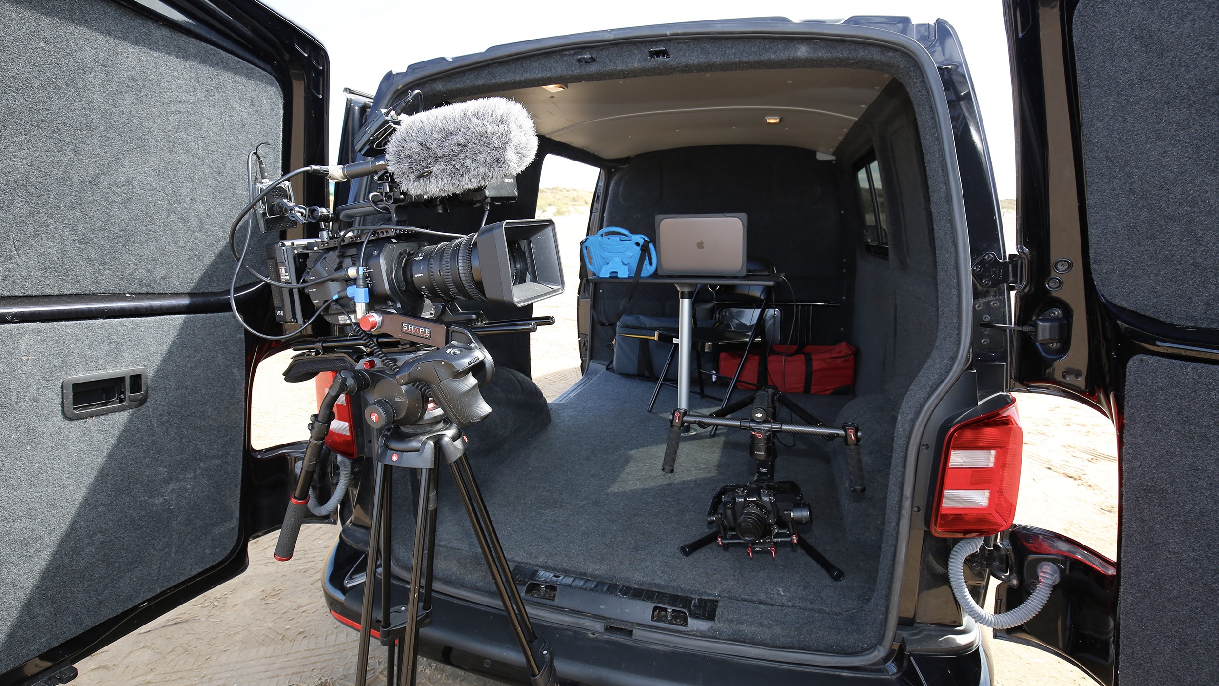 tv production van onsite production