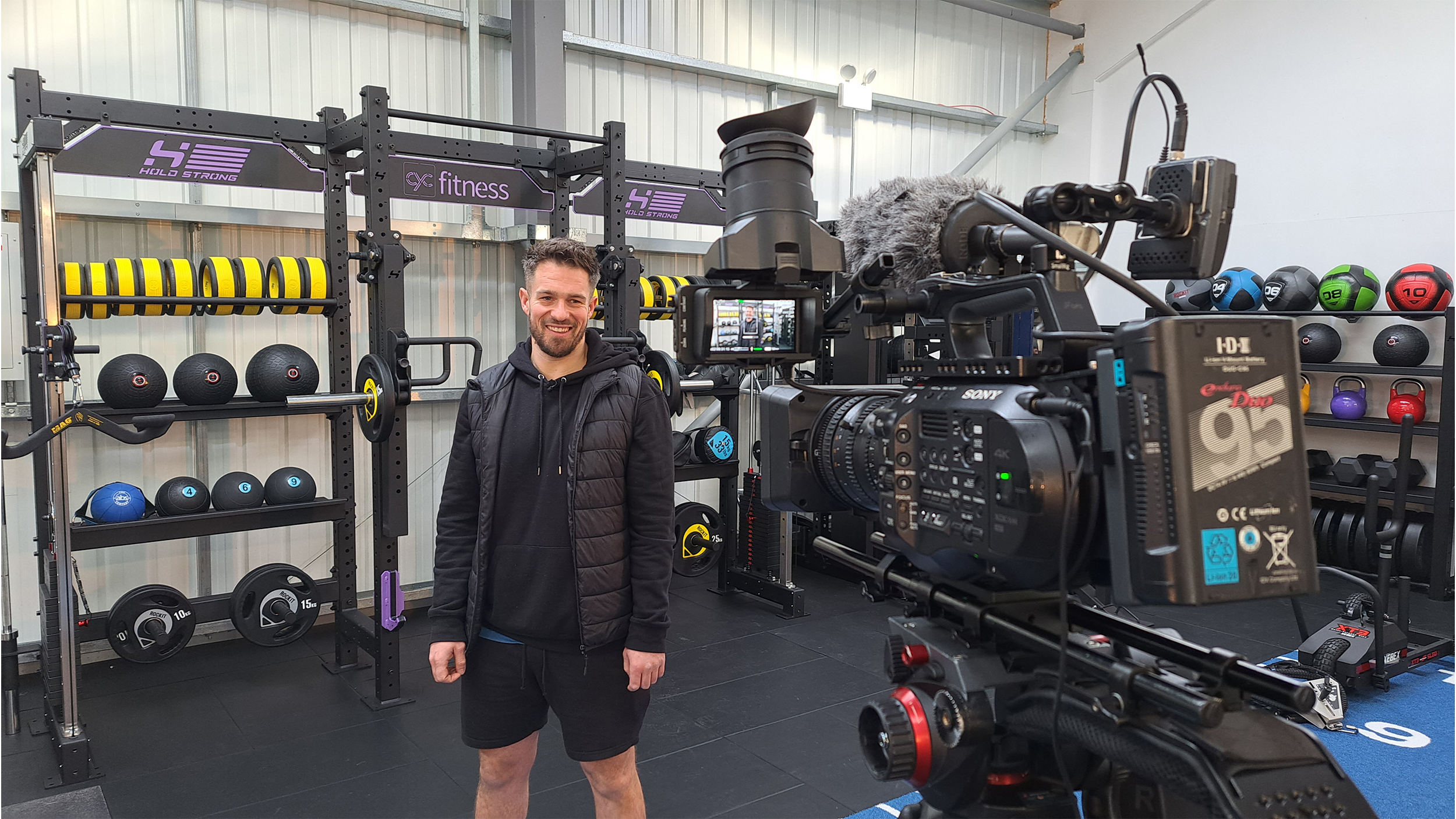 gym fitness products filming production