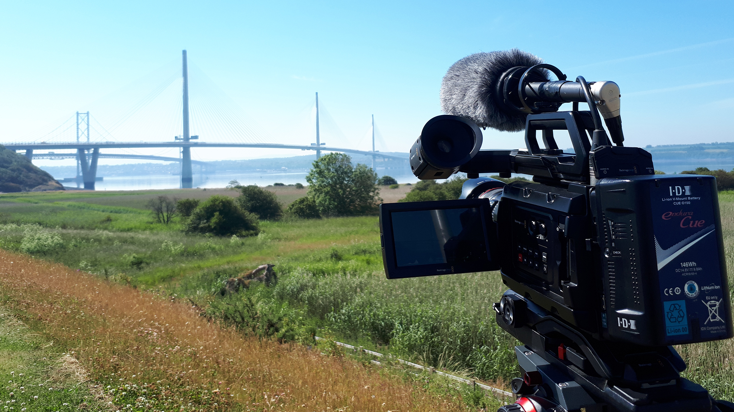 queensbury bridge edinburgh cameraman
